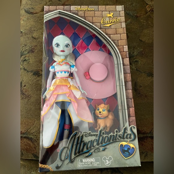 Disney Attractionista Carrie Doll NIB